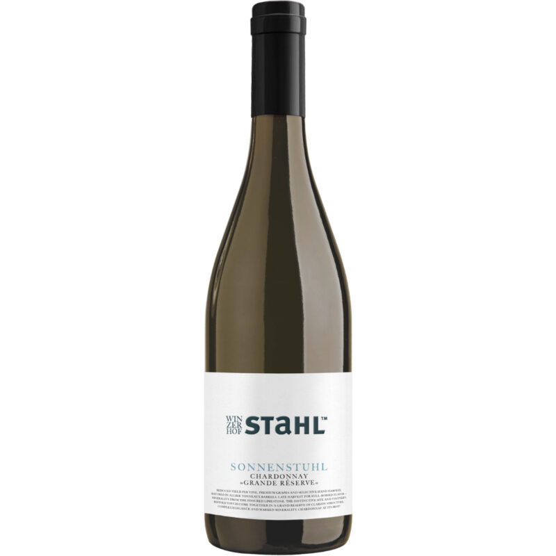 Beste Weine aus Franken · Stahlwein Sonnenstuhl Grande Reserve Chardonnay vom Winzerhof Stahl