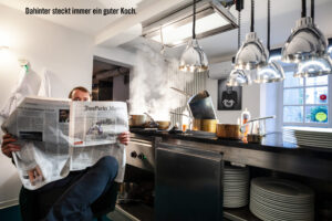 Dahinter steckt immer ein guter Koch - Winzer und Sternekoch Christian Stahl wurde zum dritten Mal unter den „kulinarischen Lieblingen“ der Frankfurter Allgemeinen Sonntagszeitung (FAS) gelandet und zum „Newcomer/Aufsteiger des Jahres“ unter den Köchen gekürt.
