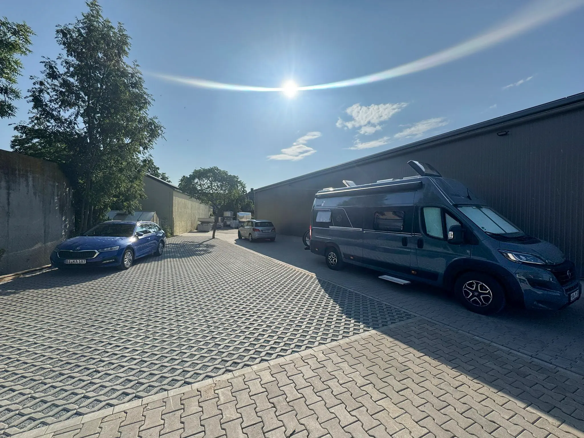 Wohnmobilstellplätze im Winzerhof Stahl Auernhofen