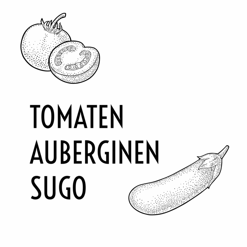 Tomaten-Auberginen-Sugo